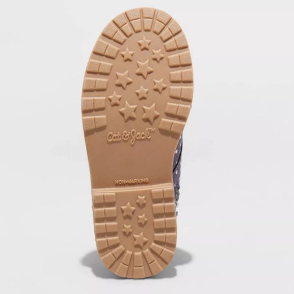 Cat & Jack Toddler Girl's Giovanna Lace-Up Zipper Boots - Charcoal Gray - Picture 5 of 5